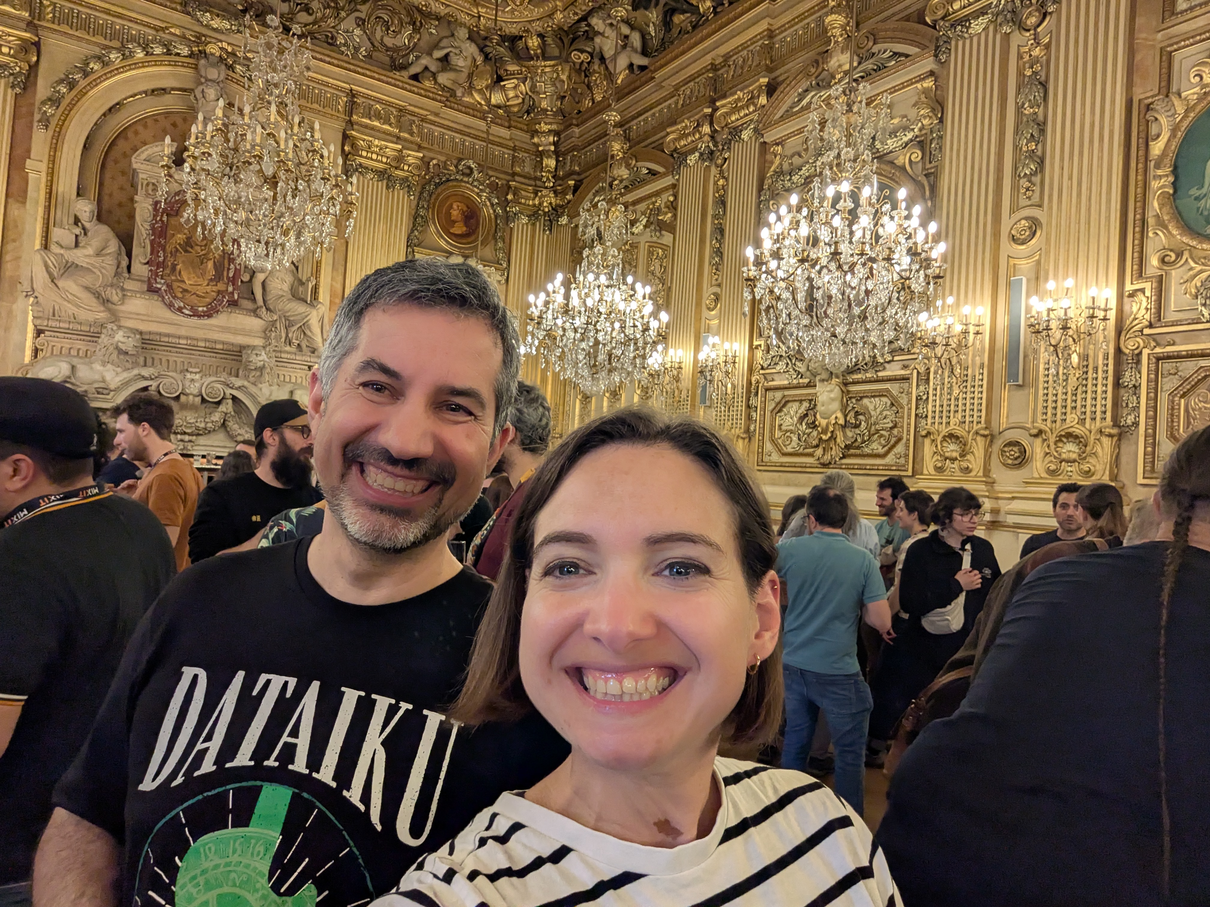 Thierry et Fanny à la soirée Mixit